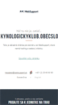 Mobile Screenshot of kynologickyklub.obecslovinky.sk